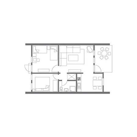 Vakantiehuis Ferienwohnpark Satteldachhaus Typ 9 Sd 65 *